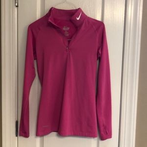 Nike Pro Combat Dri-fit Pullover - Pink